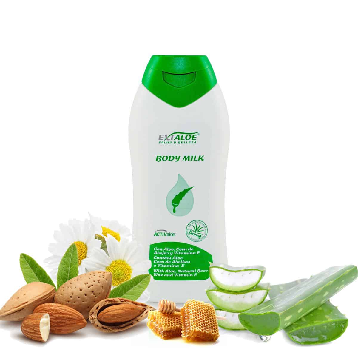 BODY MILK CON ALOE VERA, CERA DE ABEJAS Y VITAMINAS