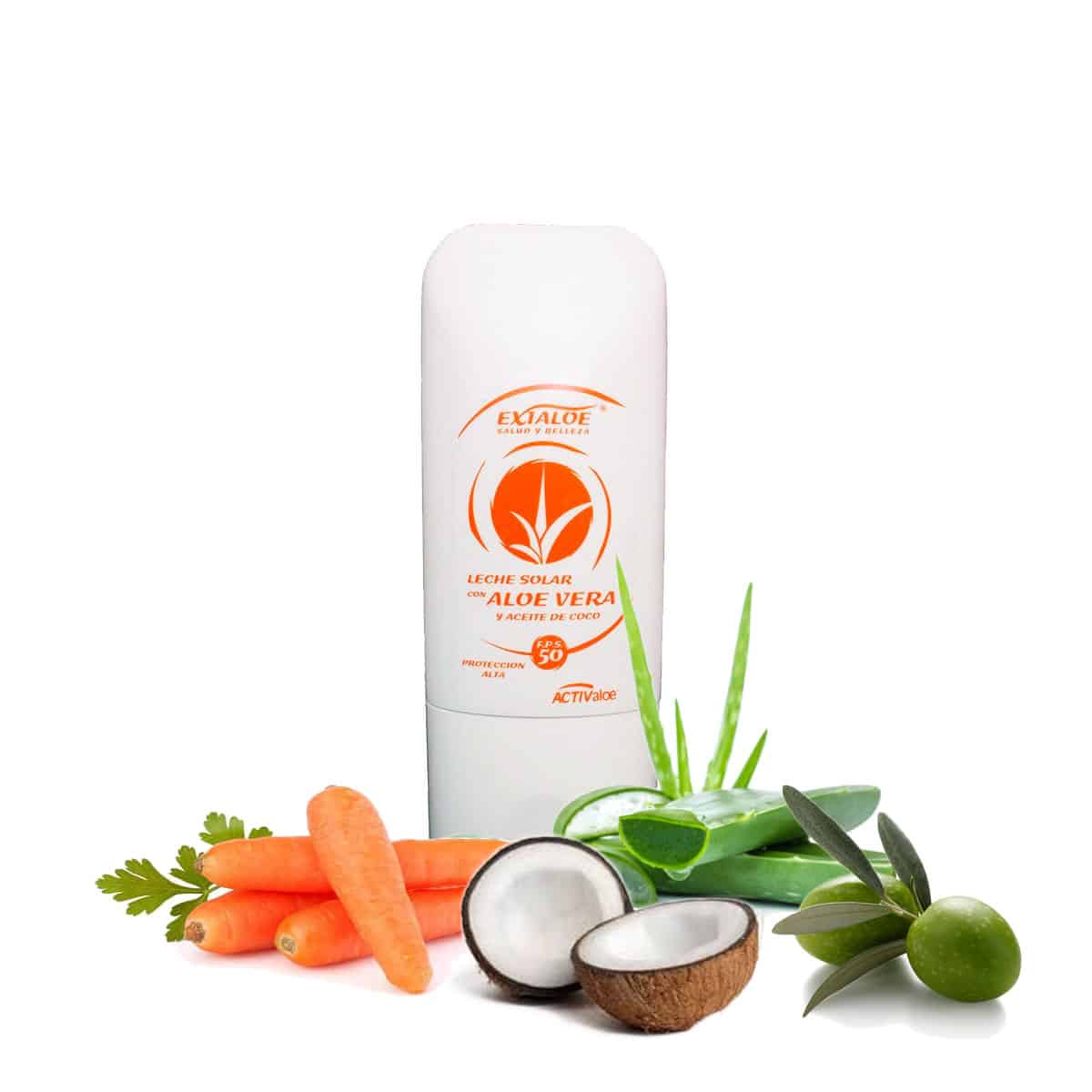 CREMA SOLAR CON ALOE VERA . F.P 50 PANTALLA TOTAL WATERPROOF