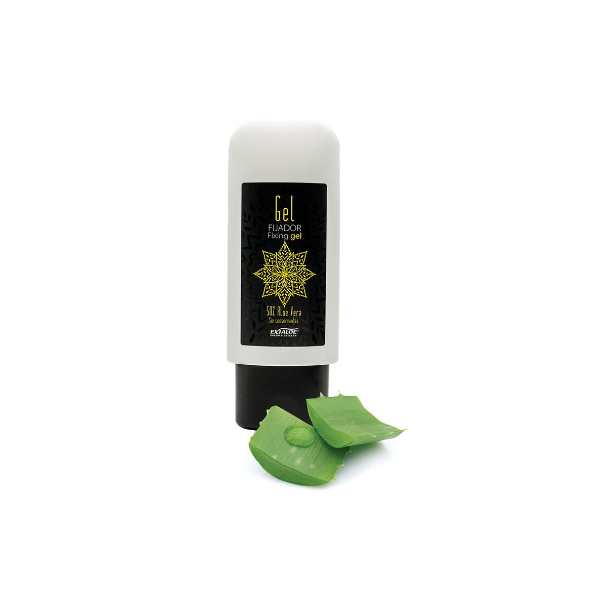 Gel fijador del cabello con Aloe Vera